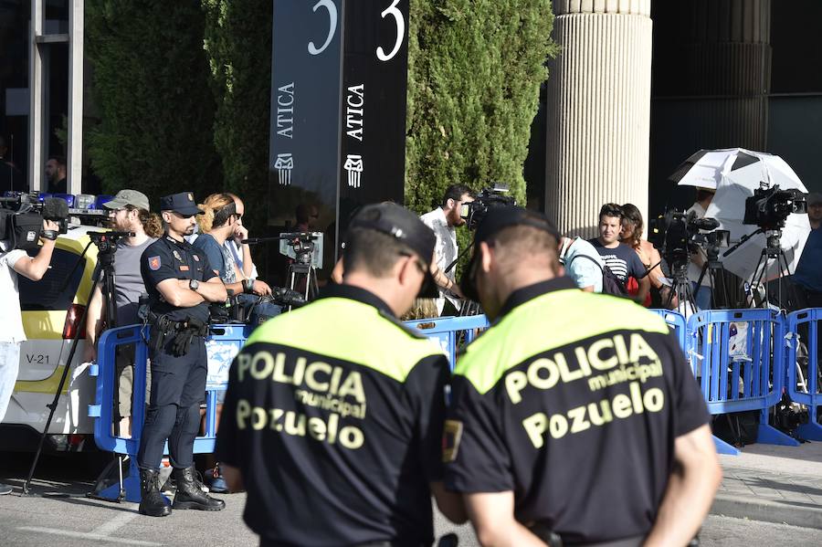 Decenas de periodistas aguardaban a las puertas del tribunal al futbolista, acusado de defraudar a Hacienda 14,7 millones 