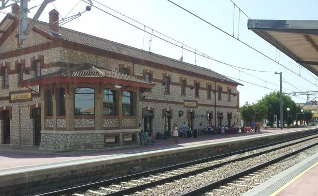 Estación de Sahagún.