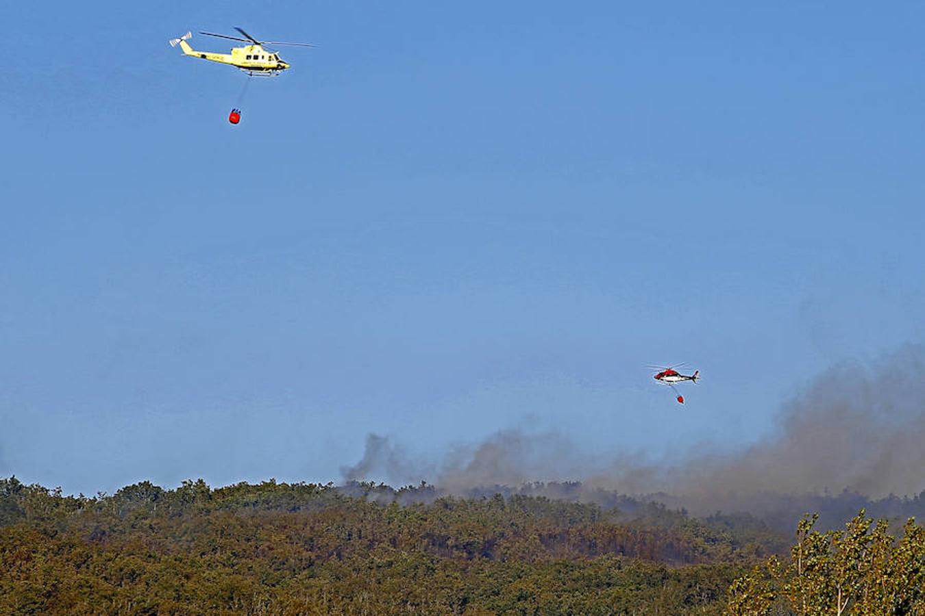 Extinción del incendio de San Cipriano del Condado
