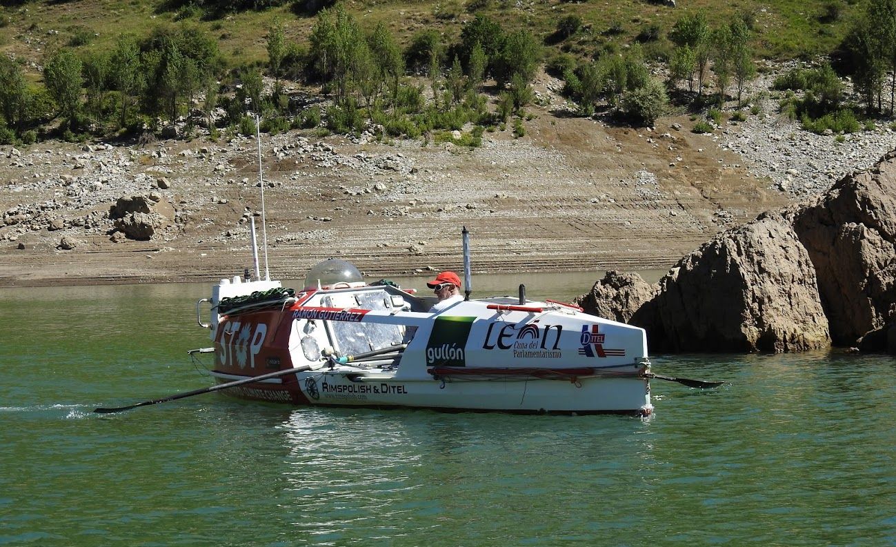 Ramón Gutiérrez se preparar para recorrer el Atlántico de costa a costa.