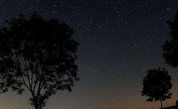 Perseidas por el cielo. 