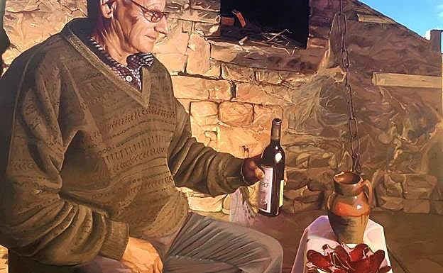 Imagen del mural visible en la calle Pío Gullón de Astorga.