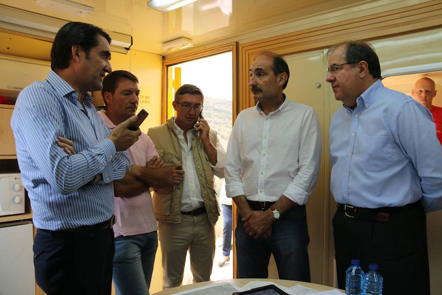 Un incendio sin control