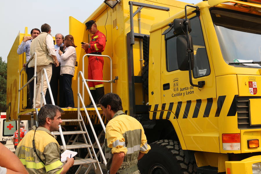 Un incendio sin control