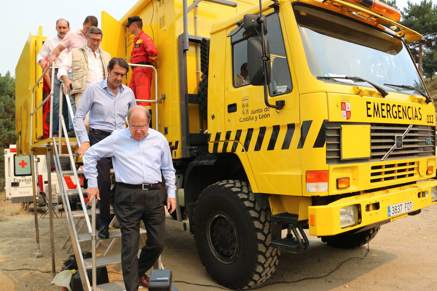 Un incendio sin control