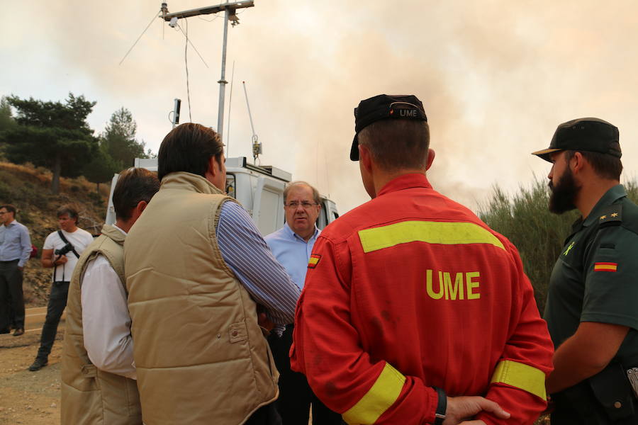 Un incendio sin control