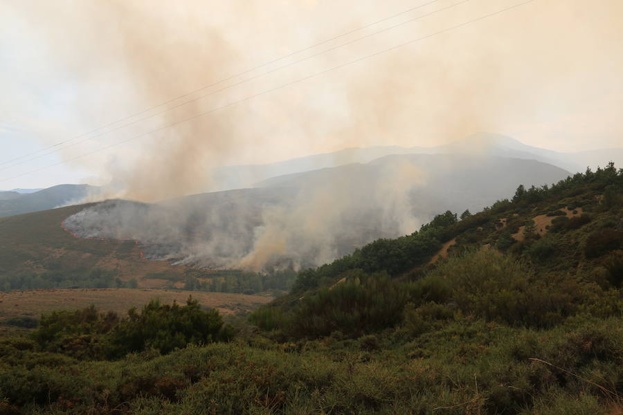 Un incendio sin control