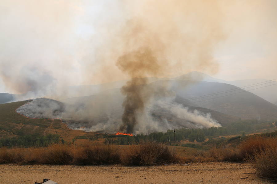 Un incendio sin control
