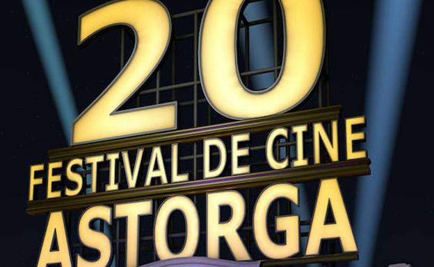 Cartel de 20 Festival de Cine de Astorga.,