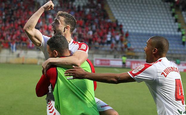 Rodri celebra el gol de la remontada.