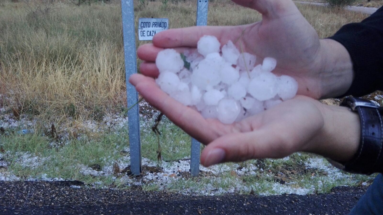 Granizo en Camposagrado