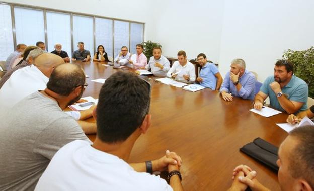 Reunión de la mesa por el Futuro del Bierzo en Ponferrada. 