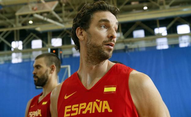 Pau Gasol cumplirá 200 partidos con la selección. 