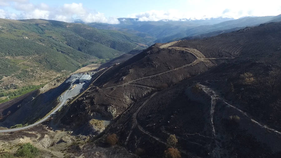 La Cabrera, la desolación tras el fuego