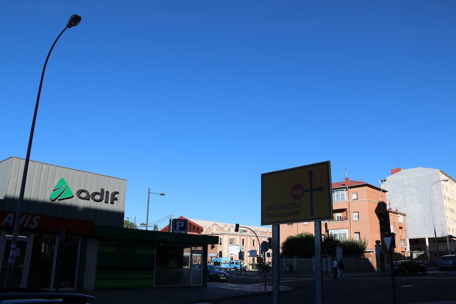 Tráfico restringido en la estación