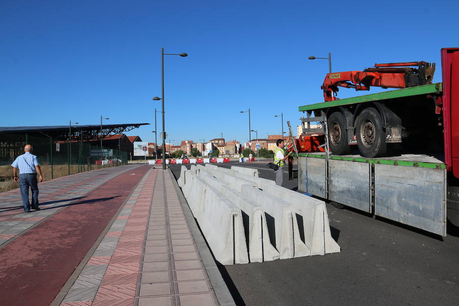 Tráfico restringido en la estación