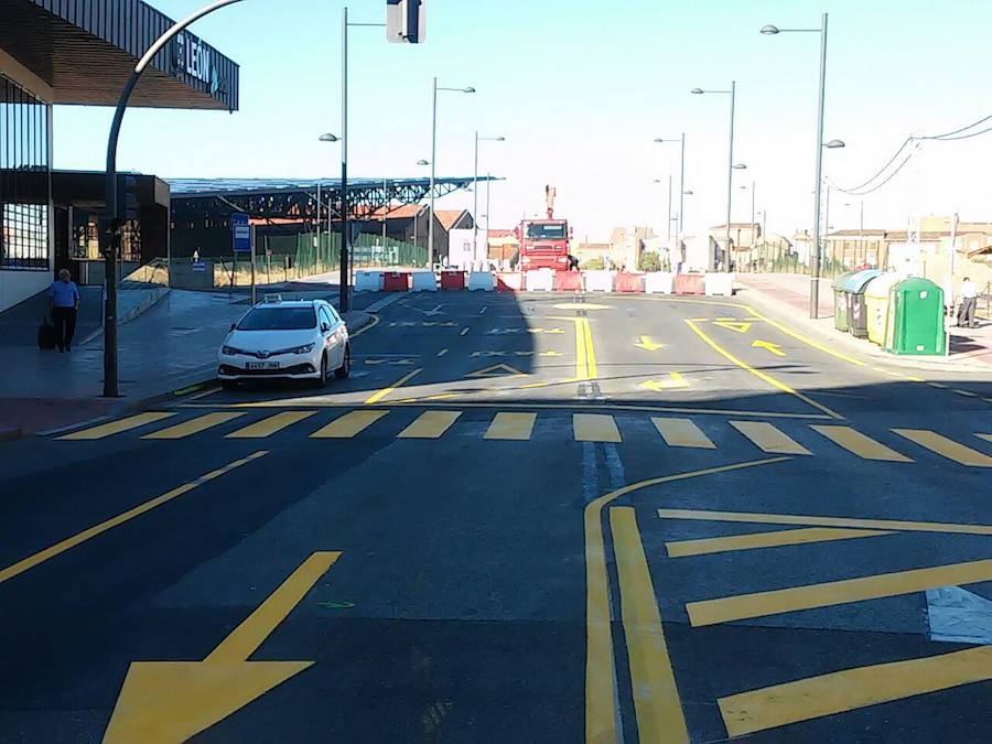 Tráfico restringido en la estación