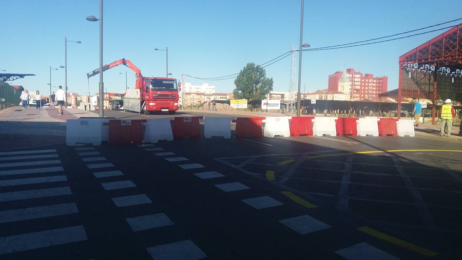 Tráfico restringido en la estación