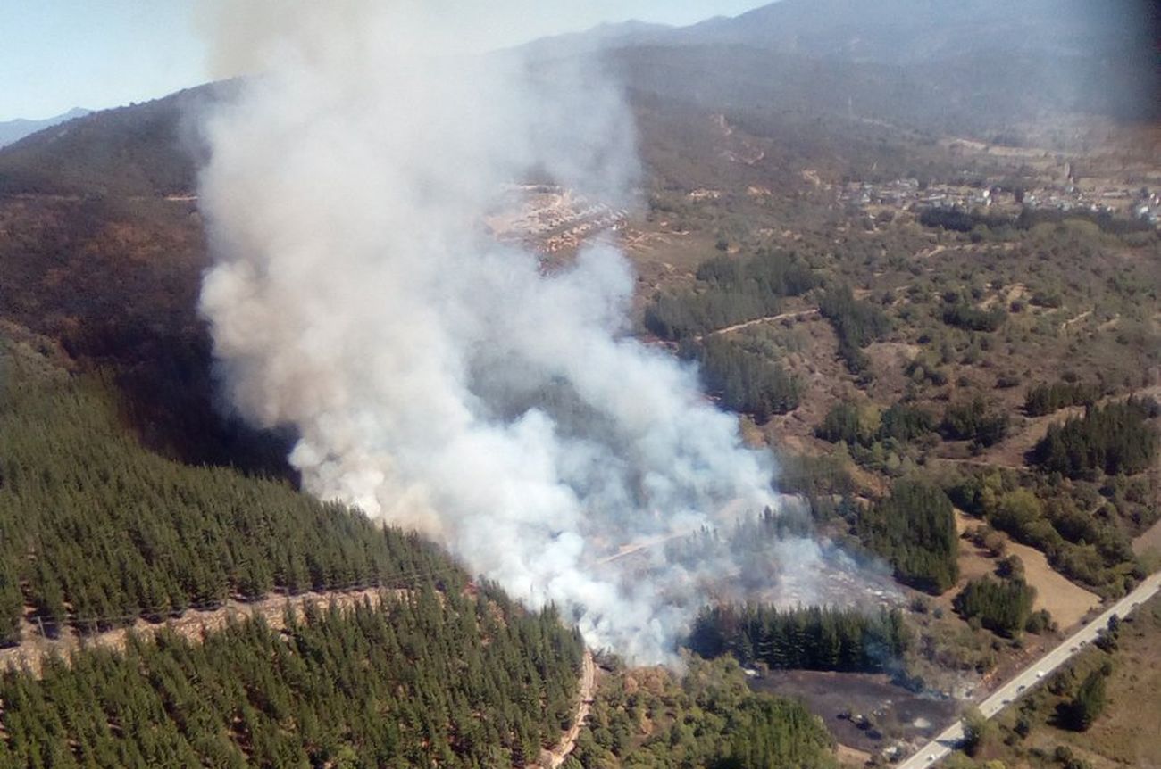 Nuevo incendio en la localidad de San Miguel de Langre 