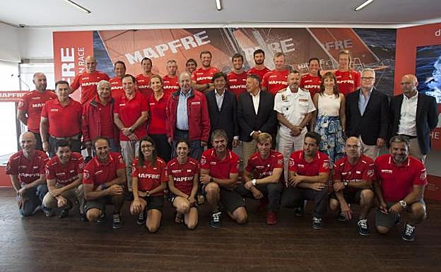 Presentación del equipo 'Mapfre'. 