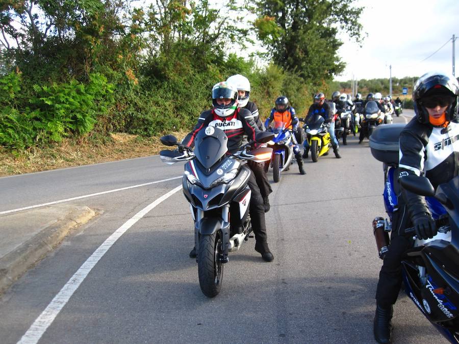 Octava ruta de los puertos 2017 moto club Froilanes Virgen del Camino