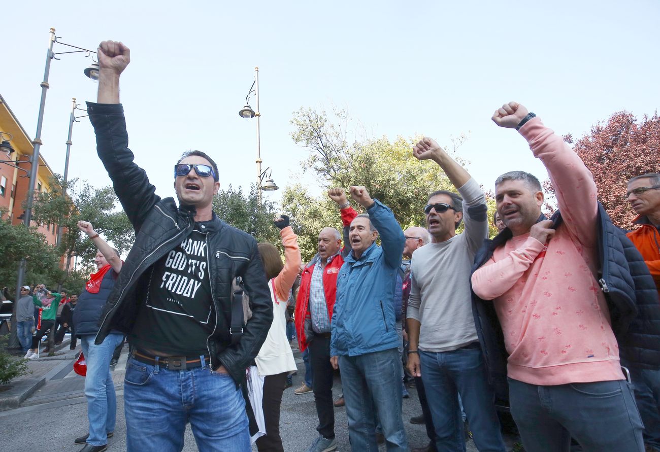 Manifestación minera por la defensa del carbón autóctono y los puestos de trabajo en Ponferrada