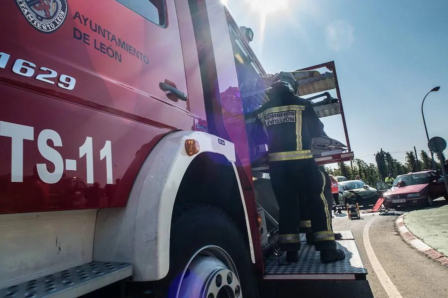 Accidente en Veguellina de Órbigo