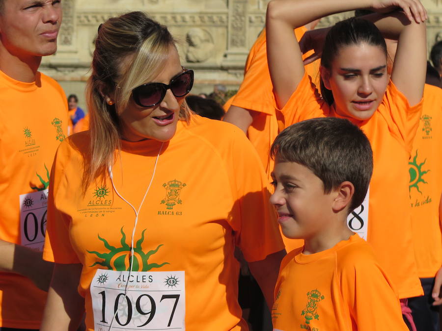 Marea naranja contra la leucemia