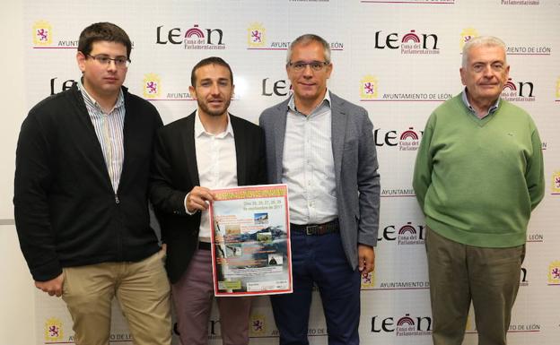 Imagen de la rueda de prensa de presentacxión de la XXXV Semana Leonesa de Montañismo.