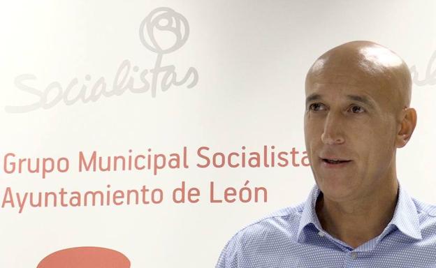 José Antonio Diez, portavoz del PSOE en León.