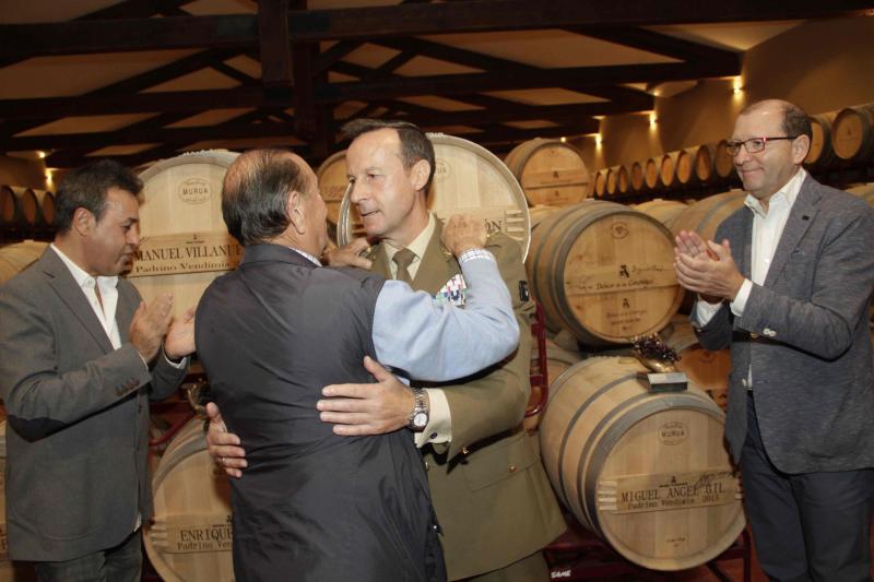 Fotos: El general Manuel Gorjón, embajador de los vinos de Dehesa de los Canónigos