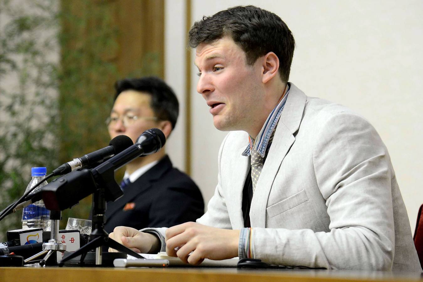 El estudiante estadounidense Otto Warmbier.