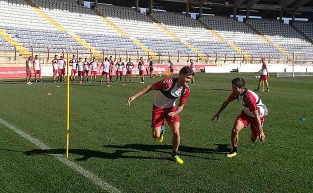 Entrenamiento de la Cultural de este jueves.