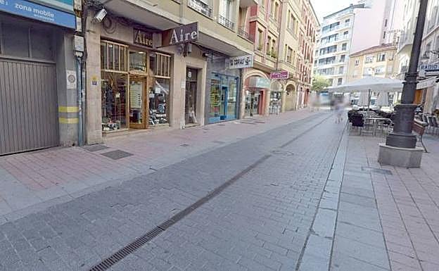 Calle Villafranca de la capital leonesa.