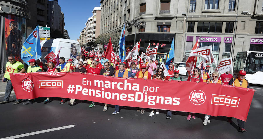 Los jubilados llegan a León