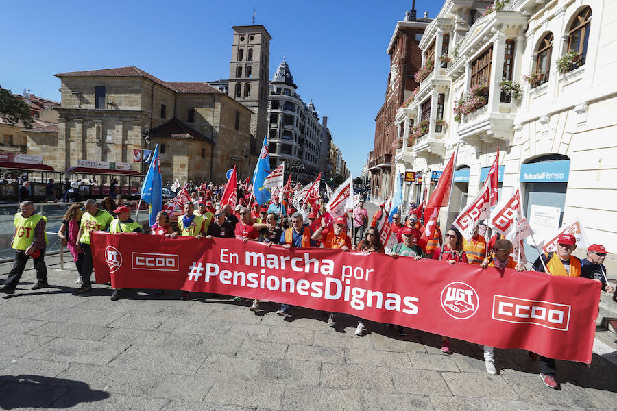 Los jubilados llegan a León