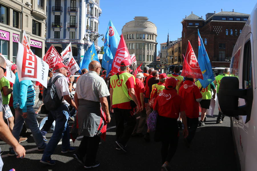 Los jubilados llegan a León