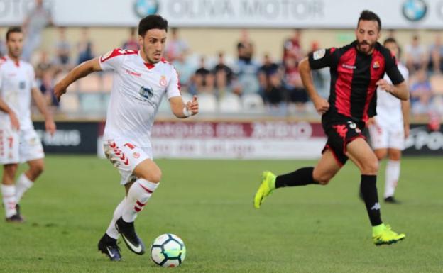 Iza, en el partido ante el Reus.