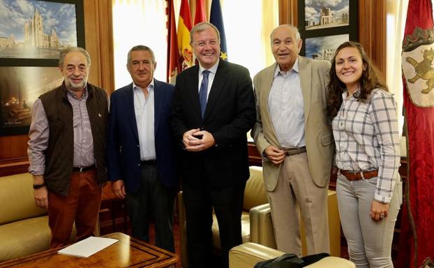 Momento de la recepción. 