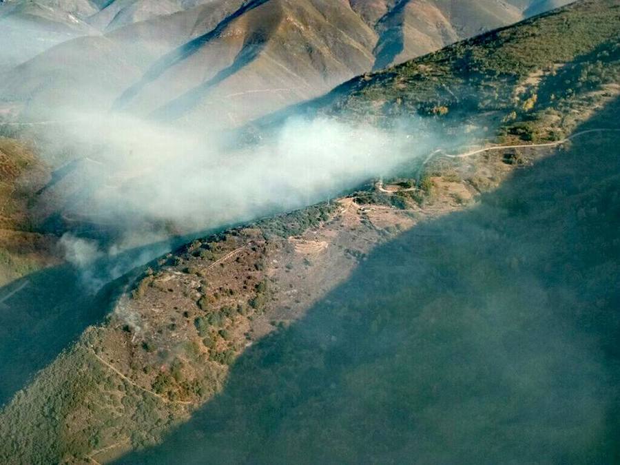 Incendio en el Bierzo