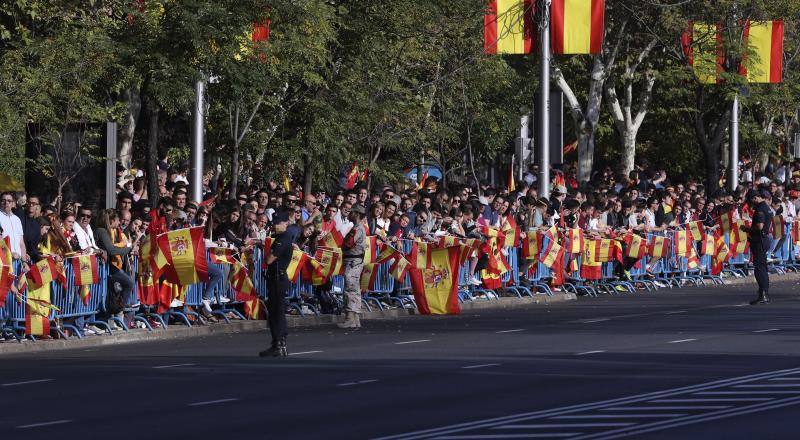 Más de 3.900 militares, acompañados por guardias civiles y policías nacionales, recorrerán el paseo de la Castellana de Madrid en el desfile del 12 de octubre