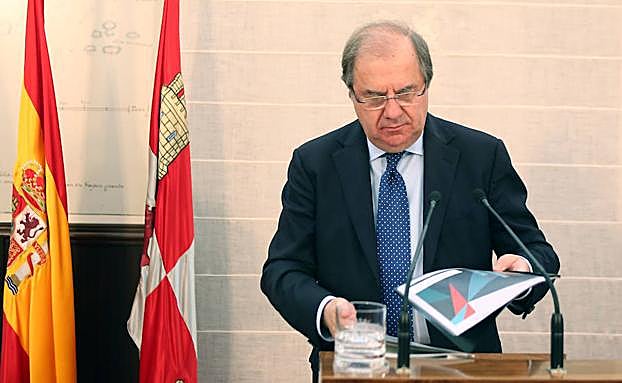 Herrera, durante la presentación de los presupuestos. 