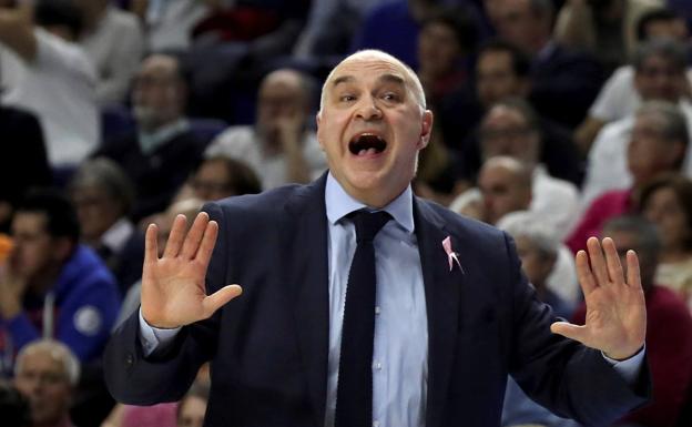 Pablo Laso, técnico del Real Madrid. 