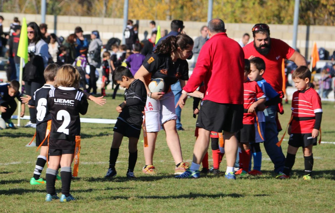 El rugby proclama sus valores entre los niños