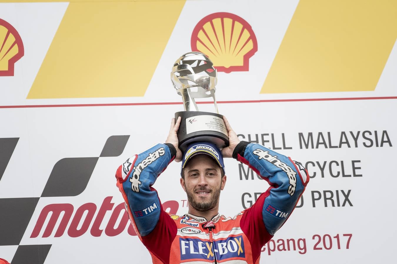 Dovizioso, en lo más alto del podio. 