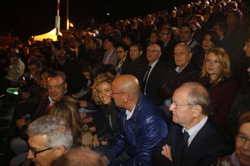 Multitudinario homenaje en el pozo Sotón a los mineros fallecidos