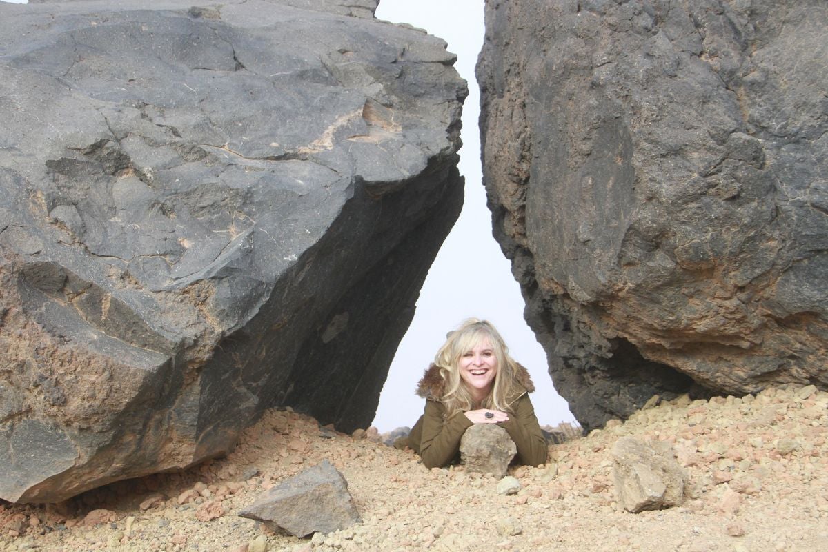 Una leonesa en el Teide