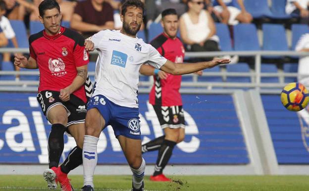 Yeray, en el partido de este sábado.