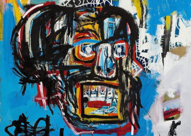 El cuadro sin título de Jean-Michel Basquiat. 