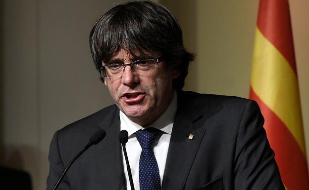 El presidente cesado de la Generalitat, Carles Puigdemont.